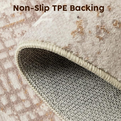 Machine Washable Low - Profile Area Rug with Non - Slip Backing – 6×9 & 8×10 - with 8 × 10 ft Area Rugs - B0DCVDGNRF | Sold by Uncle Wiener's Wholesale