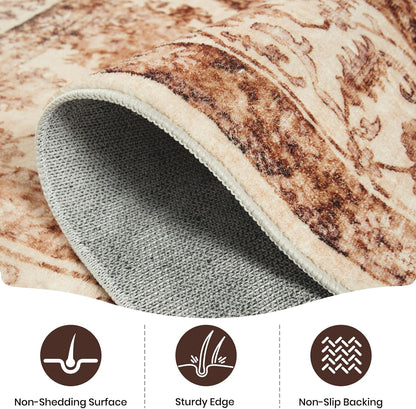 Machine Washable Low - Profile Area Rug with Non - Slip Backing – 6×9 & 8×10 - with 6 × 9 ft Area Rugs - B0DCVQZP2C | Sold by Uncle Wiener's Wholesale
