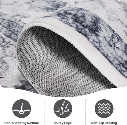 Machine Washable Low - Profile Area Rug with Non - Slip Backing – 6×9 & 8×10 - with 8 × 10 ft Area Rugs - B0DCVRKVD5 | Sold by Uncle Wiener's Wholesale