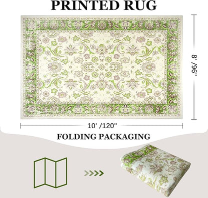 Machine Washable Low - Profile Area Rug with Non - Slip Backing – 6×9 & 8×10 - with 8 × 10 ft Area Rugs - B0DF2B51QB | Sold by Uncle Wiener's Wholesale
