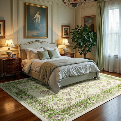 Machine Washable Low - Profile Area Rug with Non - Slip Backing – 6×9 & 8×10 - with 8 × 10 ft Area Rugs - B0DF2B51QB | Sold by Uncle Wiener's Wholesale