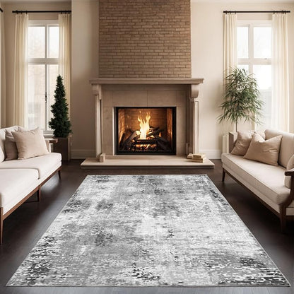 Machine Washable Low - Profile Area Rug with Non - Slip Backing – 6×9 & 8×10 - with 6 × 9 ft Area Rugs - B0DCVG9LNG | Sold by Uncle Wiener's Wholesale
