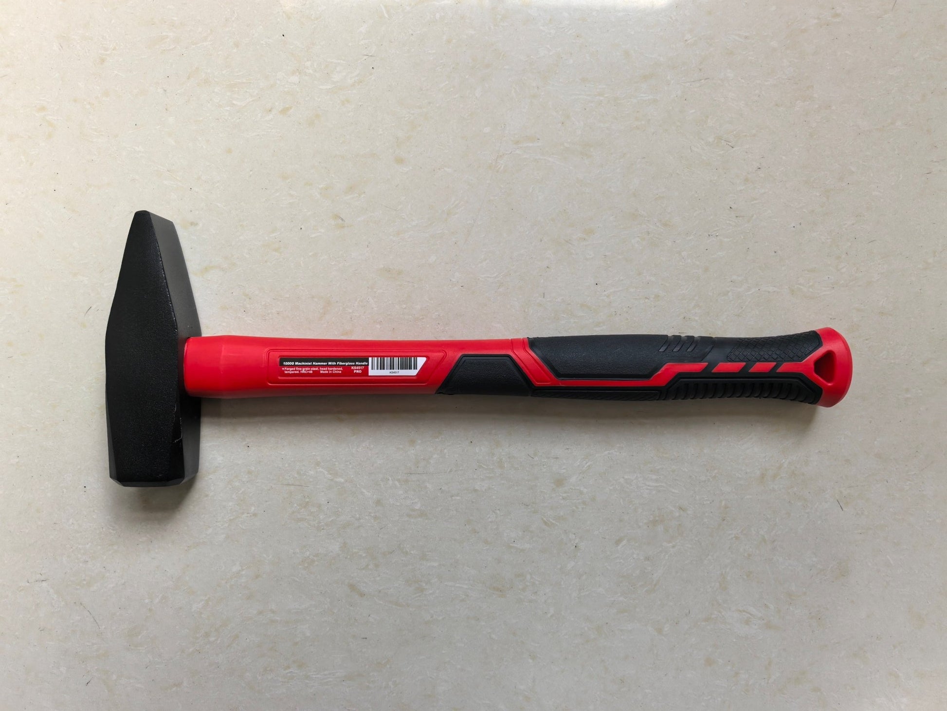 Machinist Hammer Fiberglass Handle 300g 500g 1000g 2000g Steel Head KS4519 - with 1000g Machinist Hammer | Sold by Uncle Wiener's Wholesale