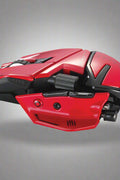 MAD CATZ Red Gaming Mouse – Wired USB, Ergonomic High-DPI Sensor