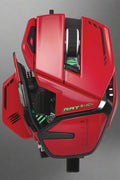 MAD CATZ Red Gaming Mouse – Wired USB, Ergonomic High-DPI Sensor