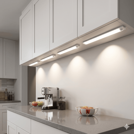 Magnetic Rechargeable LED Light Bar Cabinet Closet Under Cabinet Lighting 3 Sizes ARLNL - with 200mm | Sold by Uncle Wiener's Wholesale
