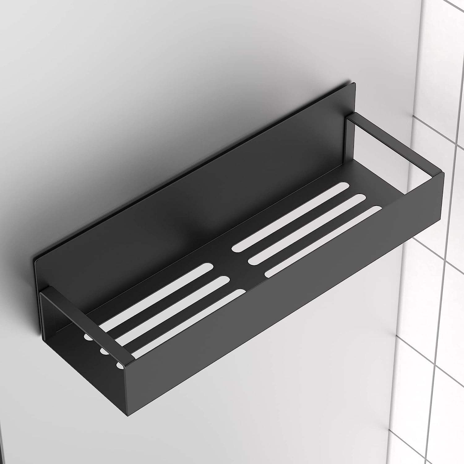 Magnetic Spice Rack Organizer Set 4PCS with Hooks Fridge Storage Shelf Metal Kitchen Organizer MRS2495 - with | Sold by Uncle Wiener's Wholesale