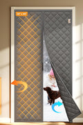 Magnetic Thermal Insulated Door Curtain Soundproof Winter Door Blanket - with Fits standard 36 - inch doors | Sold by Uncle Wiener's Wholesale
