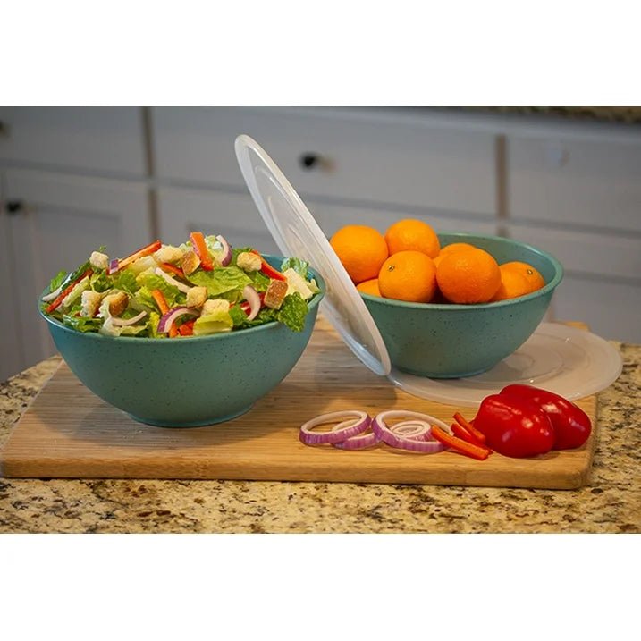 Mainstays 28 - Piece Eco - Friendly Recycled Plastic Dinnerware Set – Service for 4 849434028484 - with | Sold by Uncle Wiener's Wholesale
