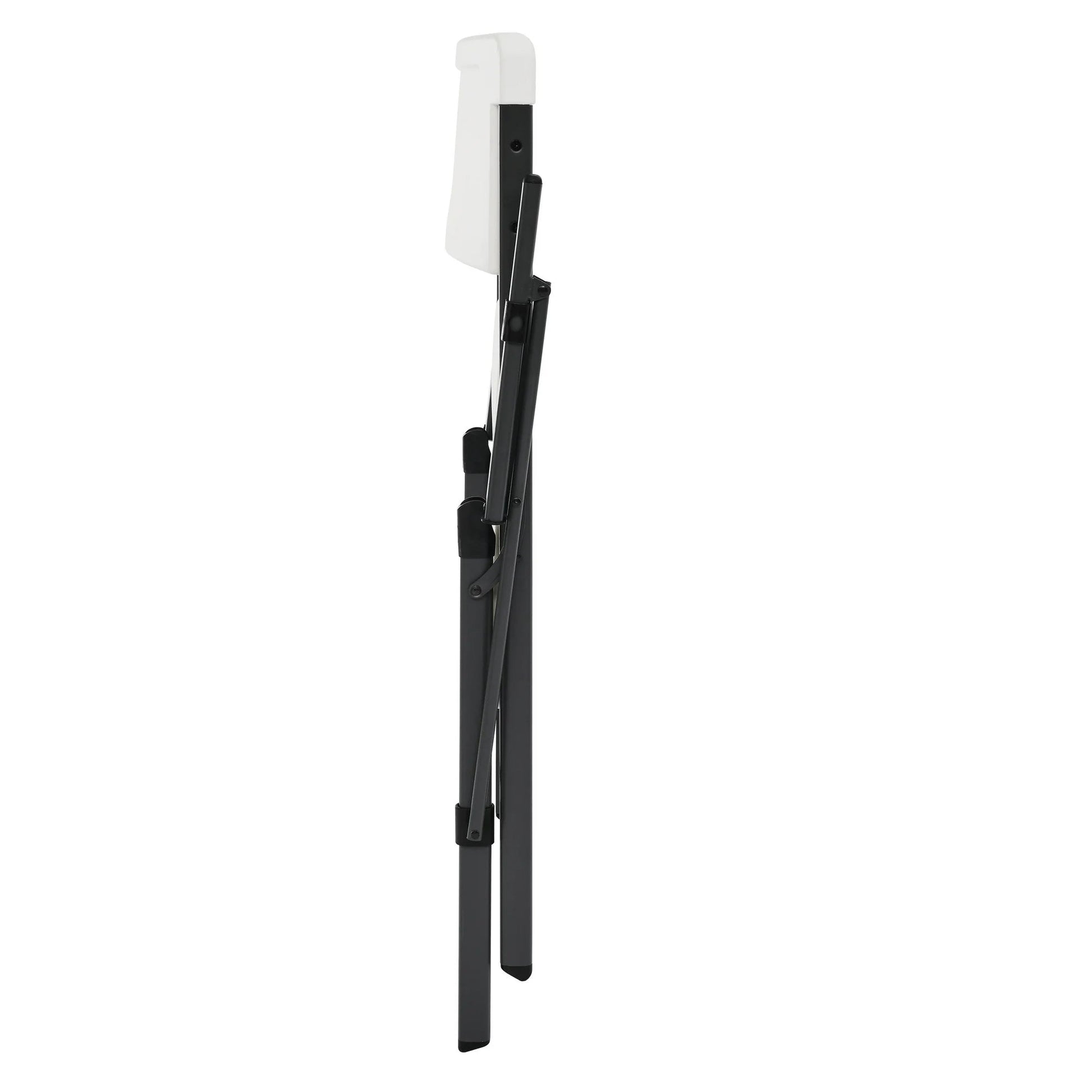 Mainstays White Commercial Plastic Folding Chair with Armrests, Indoor Outdoor, 2 Pack 190517215629 - with | Sold by Uncle Wiener's Wholesale