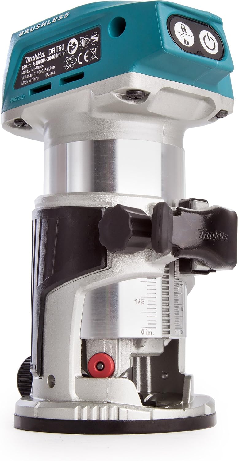 MAKITA DRT50 Cordless Flush Machine 18V LXT (Machine Only) with Accessories in MAKPAC, used, probably missing parts - with Blue | Sold by Uncle Wiener's Wholesale