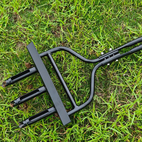 Manual Lawn Aerator Tool with Steel Tines and Easy - Grip Handle – LA4064 - with | Sold by Uncle Wiener's Wholesale