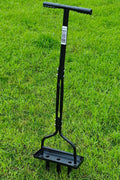 Manual Lawn Aerator Tool with Steel Tines and Easy - Grip Handle – LA4064 - with | Sold by Uncle Wiener's Wholesale