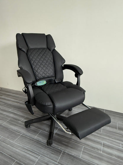 Massage Chair with Footrest – Ergonomic Recliner with 6 - Point Vibrating Massage OC670B - with | Sold by Uncle Wiener's Wholesale