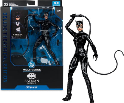 McFarlane DC Multiverse Batman Returns Deluxe Theatrical Edition Batman and Catwoman Figure - with Catwoman | Sold by Uncle Wiener's Wholesale
