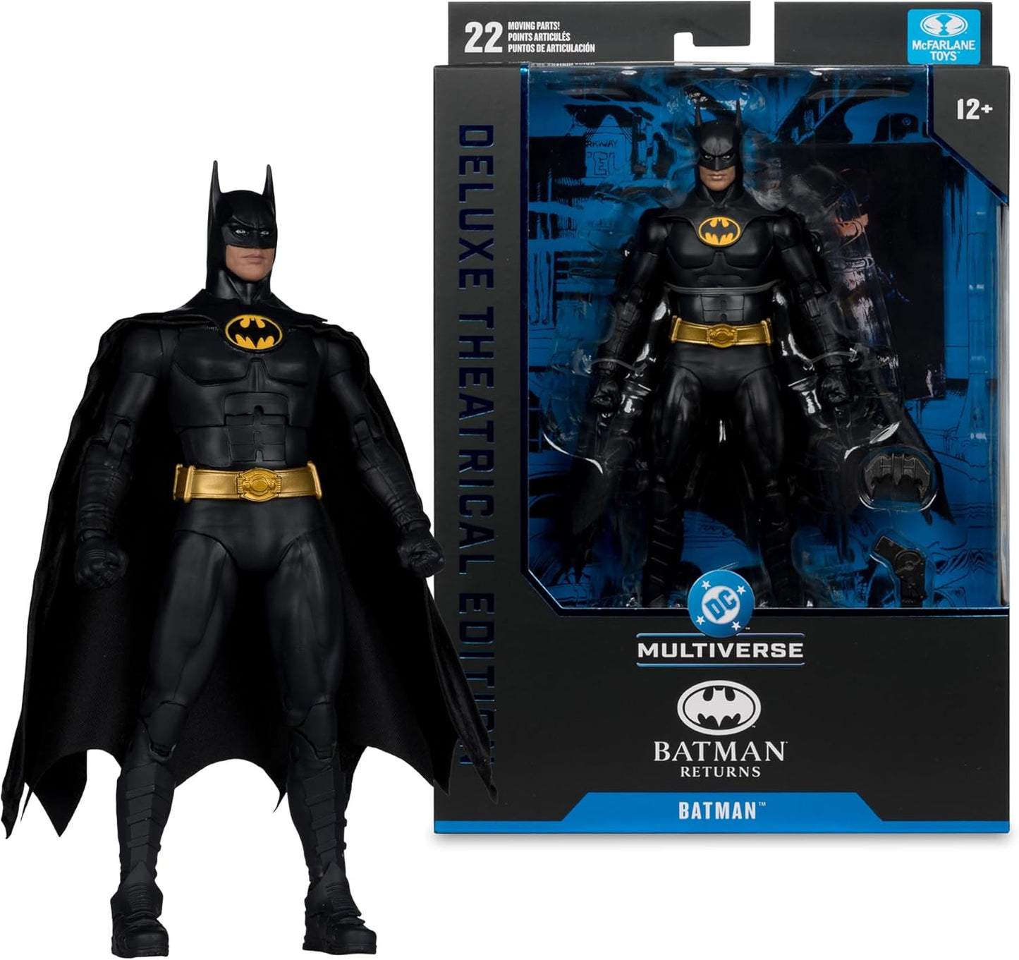 McFarlane DC Multiverse Batman Returns Deluxe Theatrical Edition Batman and Catwoman Figure - with Batman | Sold by Uncle Wiener's Wholesale