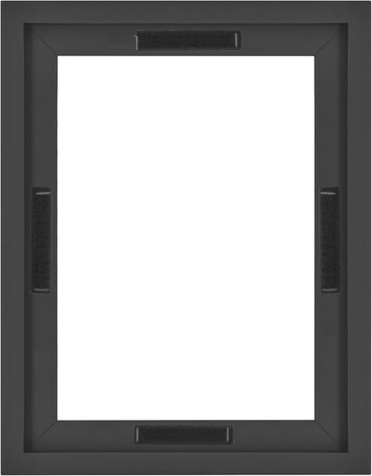 MCS Canvas Float Frames 9x12 Frame, Black Frame for Finished Canvases, Vertical & Horizontal Wall Hanging Large Frame with Adhesive for Canvas Paintings (1 - Pack) - with | Sold by Uncle Wiener's Wholesale