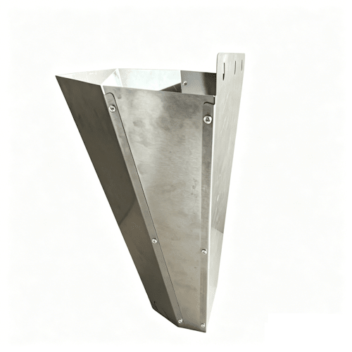 Medium Stainless Steel Chicken Kill Cone 14.4" Poultry Processing Restraining Cone for Farm, Homestead & Backyard Chicken Use CKC08 - with | Sold by Uncle Wiener's Wholesale