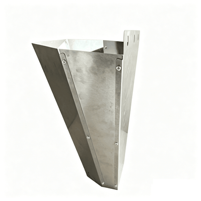 Medium Stainless Steel Chicken Kill Cone 14.4" Poultry Processing Restraining Cone for Farm, Homestead & Backyard Chicken Use CKC08 - with | Sold by Uncle Wiener's Wholesale