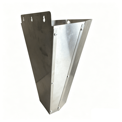 Medium Stainless Steel Chicken Kill Cone 14.4" Poultry Processing Restraining Cone for Farm, Homestead & Backyard Chicken Use CKC08 - with | Sold by Uncle Wiener's Wholesale