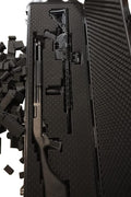 MEIJIA Portable Rolling Waterproof All Weather Hard Rifle Case,Gun case with Wheels,Customizable Fit Foam Included,Fit for Rifle,Guns,Shotguns, Airsoft Gun - with 38.34"x17.87"x6.22" | Sold by Uncle Wiener's Wholesale
