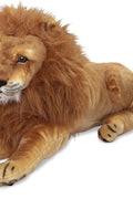 Melissa & Doug Giant Lion - Lifelike Stuffed Animal (55.88 cm H x 193.04 cm W x 38.1 cm L), THE TIGER - with | Sold by Uncle Wiener's Wholesale