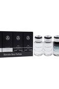Mercedes - Benz Coffret by Mercedes - Benz for Men - 4 Pc Mini Gift Set 2 x 0.24oz Mercedes - Benz EDT Spray, 2 x 0.24oz Mercedes - Benz Intense EDT Spray - with | Sold by Uncle Wiener's Wholesale