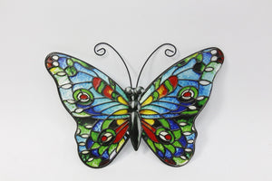 Metal Butterfly & Hummingbird Wall Decor Outdoor Iron Art