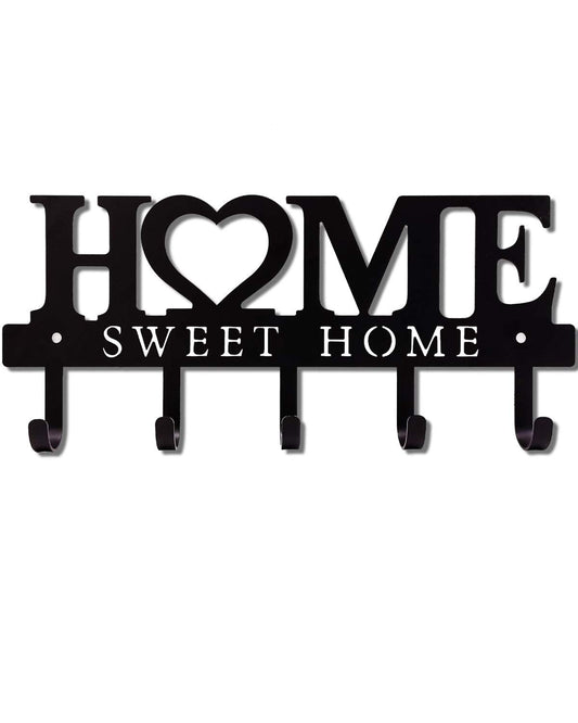 Metal Key Hook Wall Mount Home Sweet Home Key Holder Rack ZP384528 - with | Sold by Uncle Wiener's Wholesale
