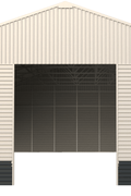 Metal Storage Building with Electric Roll - Up Door – 43x50, 43x66, 43x82 Sizes | Industrial Steel Garage - with 43 FT × 82 FT | Sold by Uncle Wiener's Wholesale