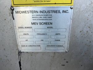 MEV High - Frequency Rectangular Screener – 5' x 10' Deck System MEV510 - with | Sold by Uncle Wiener's Wholesale