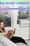 Midea 10,000 BTU U - Shaped Inverter Window Air Conditioner WiFi, 9X Quieter, ENERGY STAR Most Efficient Over 35% Savings, White - with White | Sold by Uncle Wiener's Wholesale