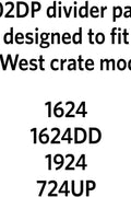 MidWest Homes for Pets Divider Panel for 60.96cm Long Dog Crates, Fits Midwest Dog Crate Models, 1624, 1624DD, 1924 and 724UP, Black E - Coated, Model 02DP - with | Sold by Uncle Wiener's Wholesale