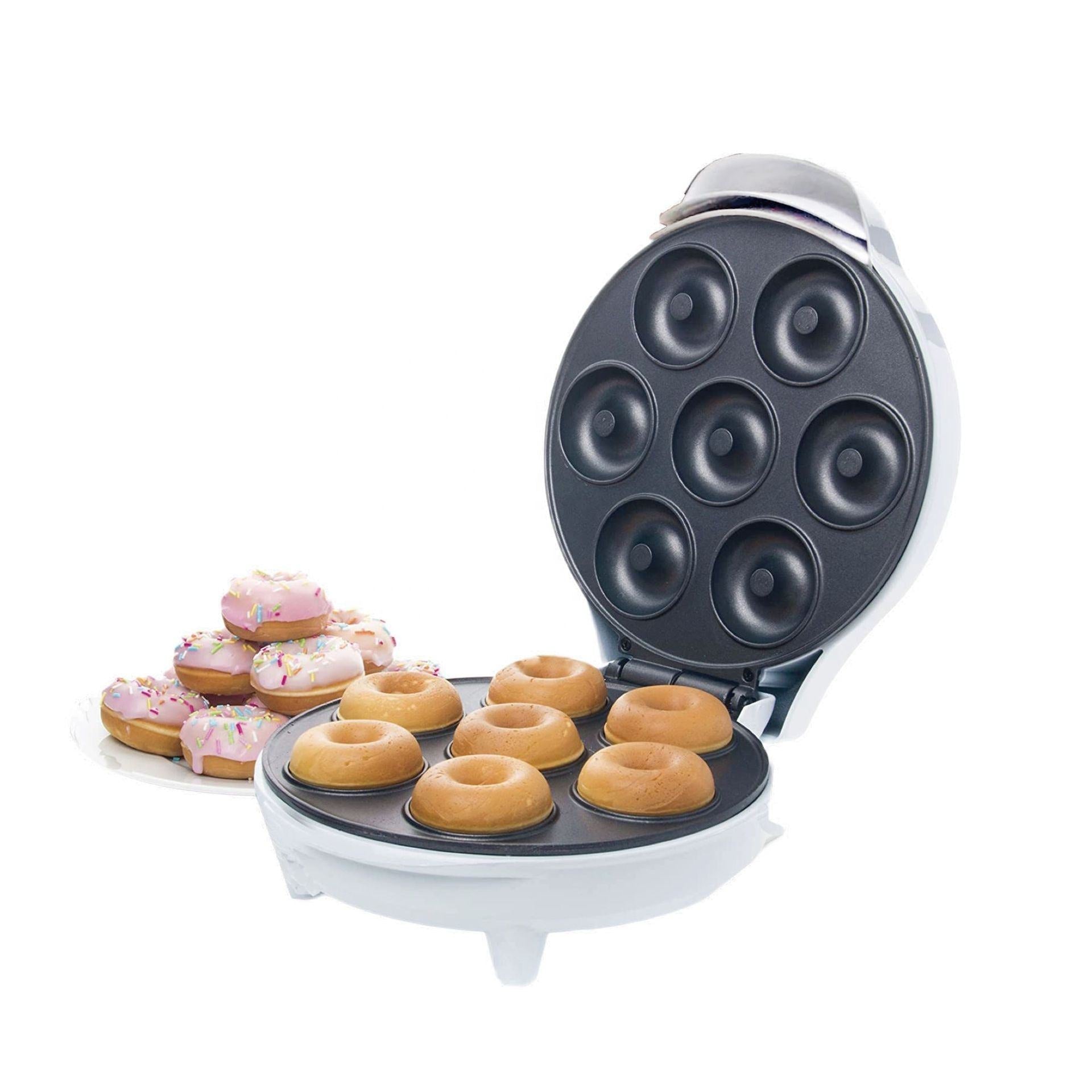 Mini Electric Doughnut Maker with Non - Stick Plates – US Plug D1004 - with | Sold by Uncle Wiener's Wholesale