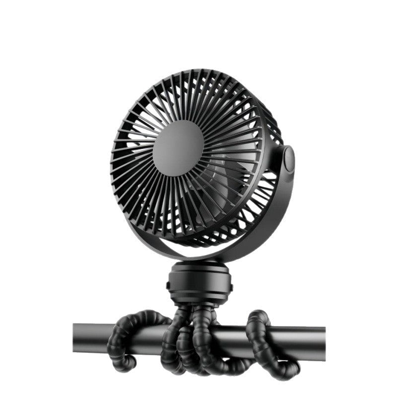 Mini Portable Stroller Fan 3 Speed USB Rechargeable Clip Fan with Night Light SF9545 - with | Sold by Uncle Wiener's Wholesale