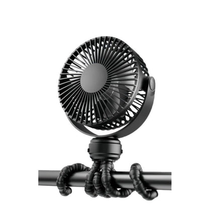 Mini Portable Stroller Fan 3 Speed USB Rechargeable Clip Fan with Night Light SF9545 - with | Sold by Uncle Wiener's Wholesale
