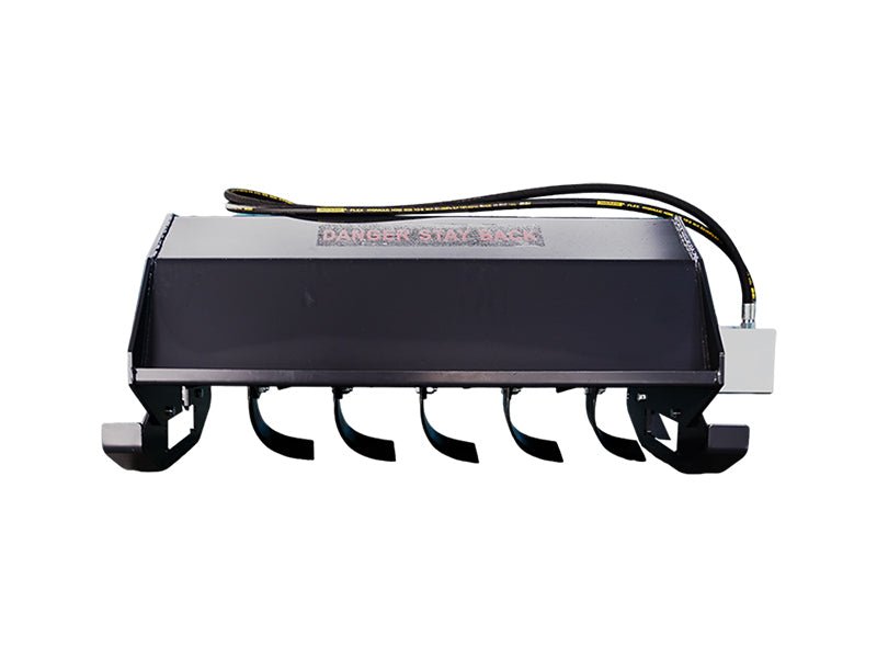 Mini Skid Steer Rotary Tiller – Heavy - Duty Hydraulic Cultivator 250429C - with | Sold by Uncle Wiener's Wholesale
