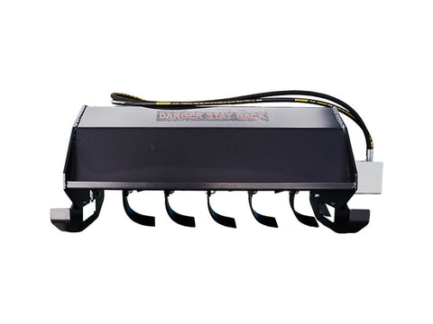 Mini Skid Steer Rotary Tiller – Heavy - Duty Hydraulic Cultivator 250429C - with | Sold by Uncle Wiener's Wholesale