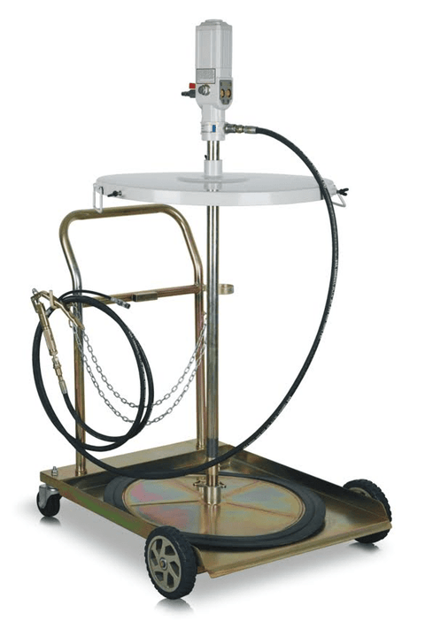 Mobile Grease Pump with Reel, Gauge & Cart – SKU 310215 - with | Sold by Uncle Wiener's Wholesale