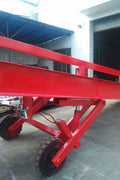 Mobile Loading Dock with Hydraulic Lift – 22,000 LB Capacity, Portable Steel Access Ramp - Mobile Hydraulic Loading Dock Ramp with MOBILE LOADING DOCK WITH MANUAL HYDRAULIC LIFT 12924 | Sold by Uncle Wiener's Wholesale