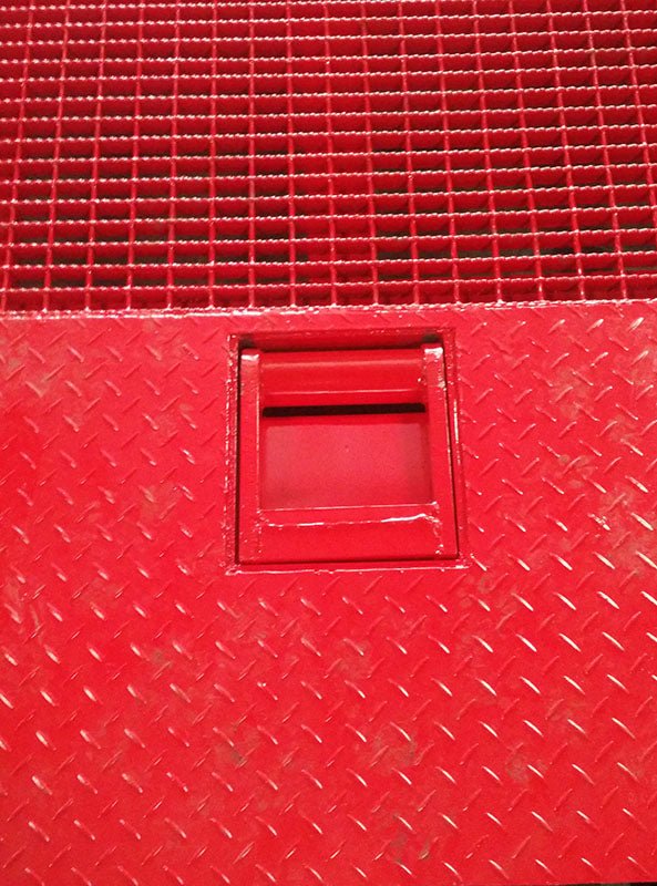 Mobile Loading Dock with Hydraulic Lift – 22,000 LB Capacity, Portable Steel Access Ramp - Mobile Hydraulic Loading Dock Ramp with MOBILE LOADING DOCK WITH MANUAL HYDRAULIC LIFT 12924 | Sold by Uncle Wiener's Wholesale