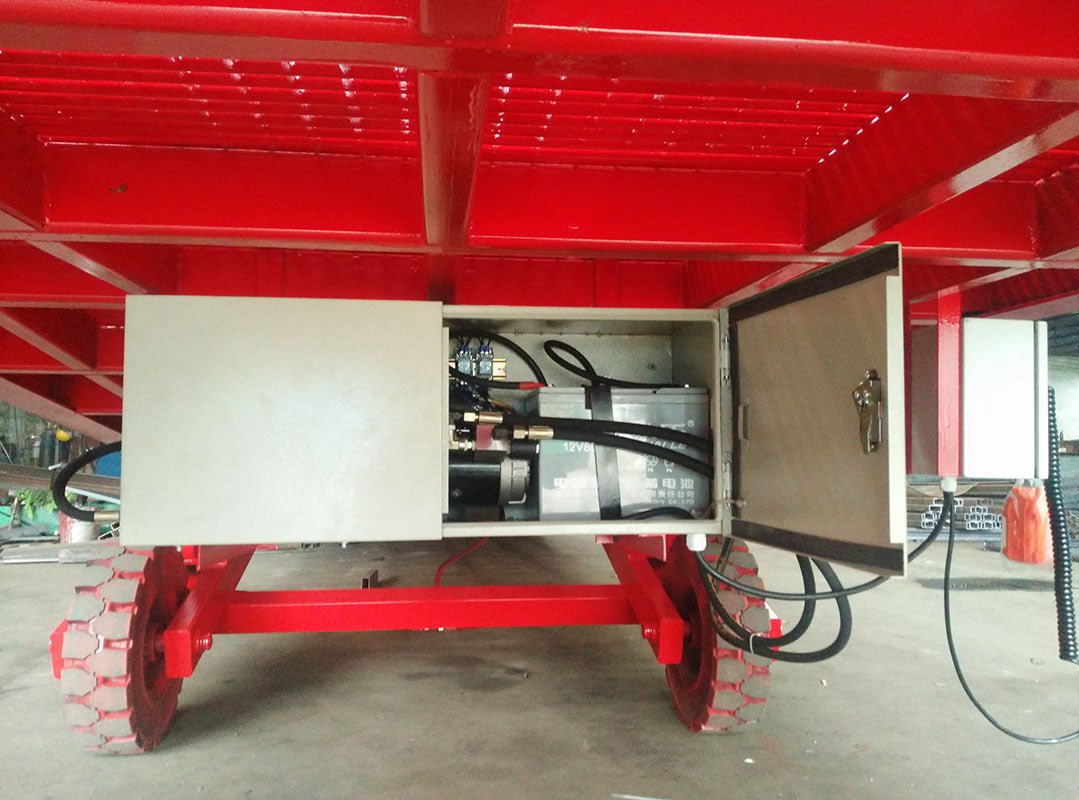 Mobile Loading Dock with Hydraulic Lift – 22,000 LB Capacity, Portable Steel Access Ramp - Mobile Hydraulic Loading Dock Ramp with MOBILE LOADING DOCK WITH MANUAL HYDRAULIC LIFT 12924 | Sold by Uncle Wiener's Wholesale