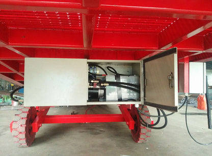 Mobile Loading Dock with Hydraulic Lift – 22,000 LB Capacity, Portable Steel Access Ramp - Mobile Hydraulic Loading Dock Ramp with MOBILE LOADING DOCK WITH MANUAL HYDRAULIC LIFT 12924 | Sold by Uncle Wiener's Wholesale