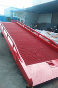 Mobile Loading Dock with Hydraulic Lift – 22,000 LB Capacity, Portable Steel Access Ramp - Mobile Hydraulic Loading Dock Ramp with MOBILE LOADING DOCK WITH MANUAL HYDRAULIC LIFT 12924 | Sold by Uncle Wiener's Wholesale