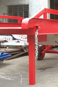 Mobile Loading Dock with Hydraulic Lift – 22,000 LB Capacity, Portable Steel Access Ramp - Mobile Hydraulic Loading Dock Ramp with MOBILE LOADING DOCK WITH MANUAL HYDRAULIC LIFT 12924 | Sold by Uncle Wiener's Wholesale
