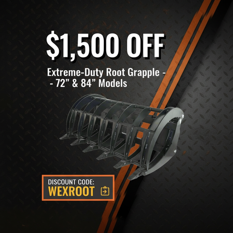 Mobile promotional banner for Extreme Root Grapple