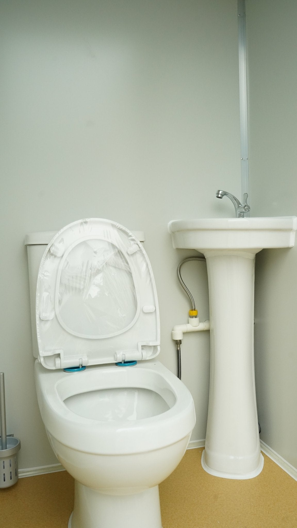 Mobile Toilet & Portable Shower Restroom Units Bathroom – Single, Double & Shower Models for Job Sites & Events - Bathroom Fixtures with SINGLE TOILET & SHOWER UNIT | Sold by Uncle Wiener's Wholesale