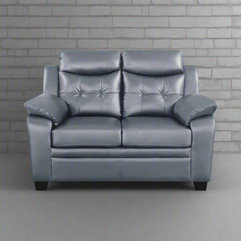 “Black leatherette 3-piece sofa set in modern living room”
“Gray leatherette sofa with tufted backrest and armrests”
“1-seater armchair in black leatherette with plush cushion”
“3-seater tufted leatherette couch in gray finish”
“Modern 3-piece sofa set including sofa, loveseat, and armchair”