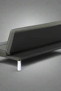 Black Modern Metal Frame Convertible Sofa Bed in Upright Position

Convertible Sofa Lounger in Minimal Living Room

Metal Frame Sofa Fully Reclined into Bed

Gray Futon Sofa with Metal Frame and Cushioned Seating

Multi-Position Convertible Sofa for Small Spaces

Side View of Sofa Lounger with Steel Legs

Foldable Futon Sofa with Modern Design

Compact Sofa Bed Setup in Small Apartment

Adjustable Metal Frame Sleeper Sofa in Gray