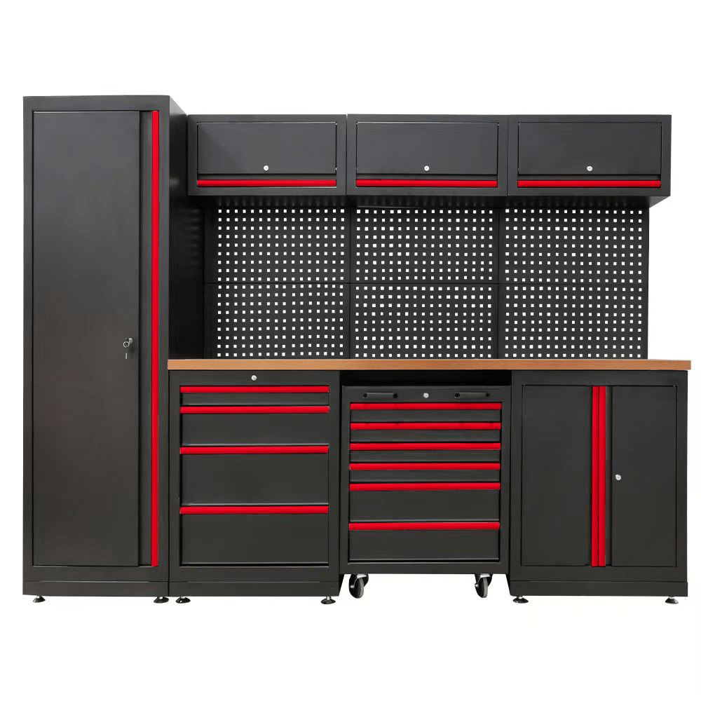 Modular Garage Storage Cabinet System Heavy Duty Steel Lockers and Drawer Cabinets E2062460 - with | Sold by Uncle Wiener's Wholesale